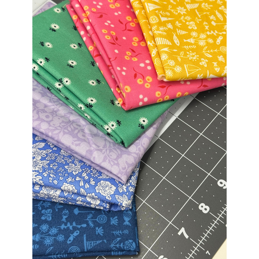 Liberty Quilting Cotton Fat Quarters 6 Pack - Summer Serenade - Bundle 1
