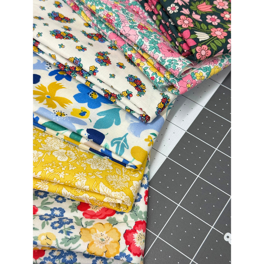 Liberty Quilting Cotton Fat Quarters 6 Pack - Garden Party - Bundle 3