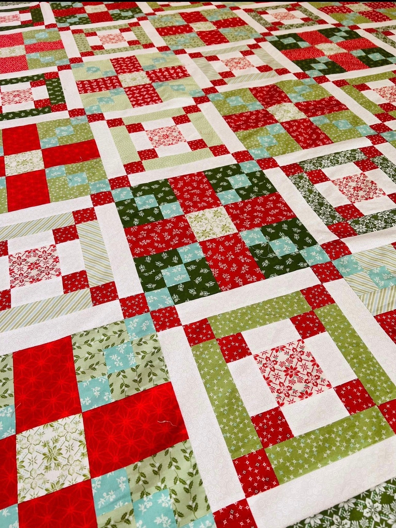 Winter Berry Lane Quilt Pattern - Digital Download Pattern