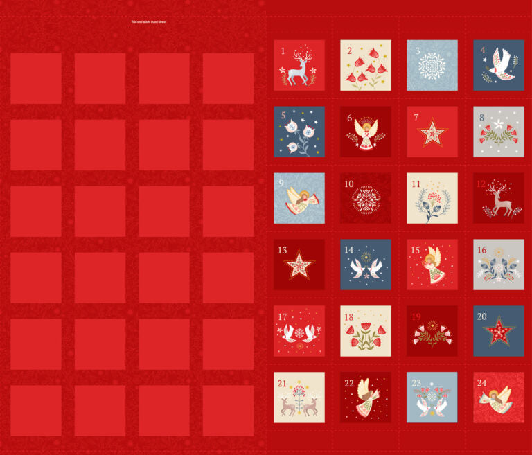 Lewis & Irene Peace and Joy Advent Calendar Panel