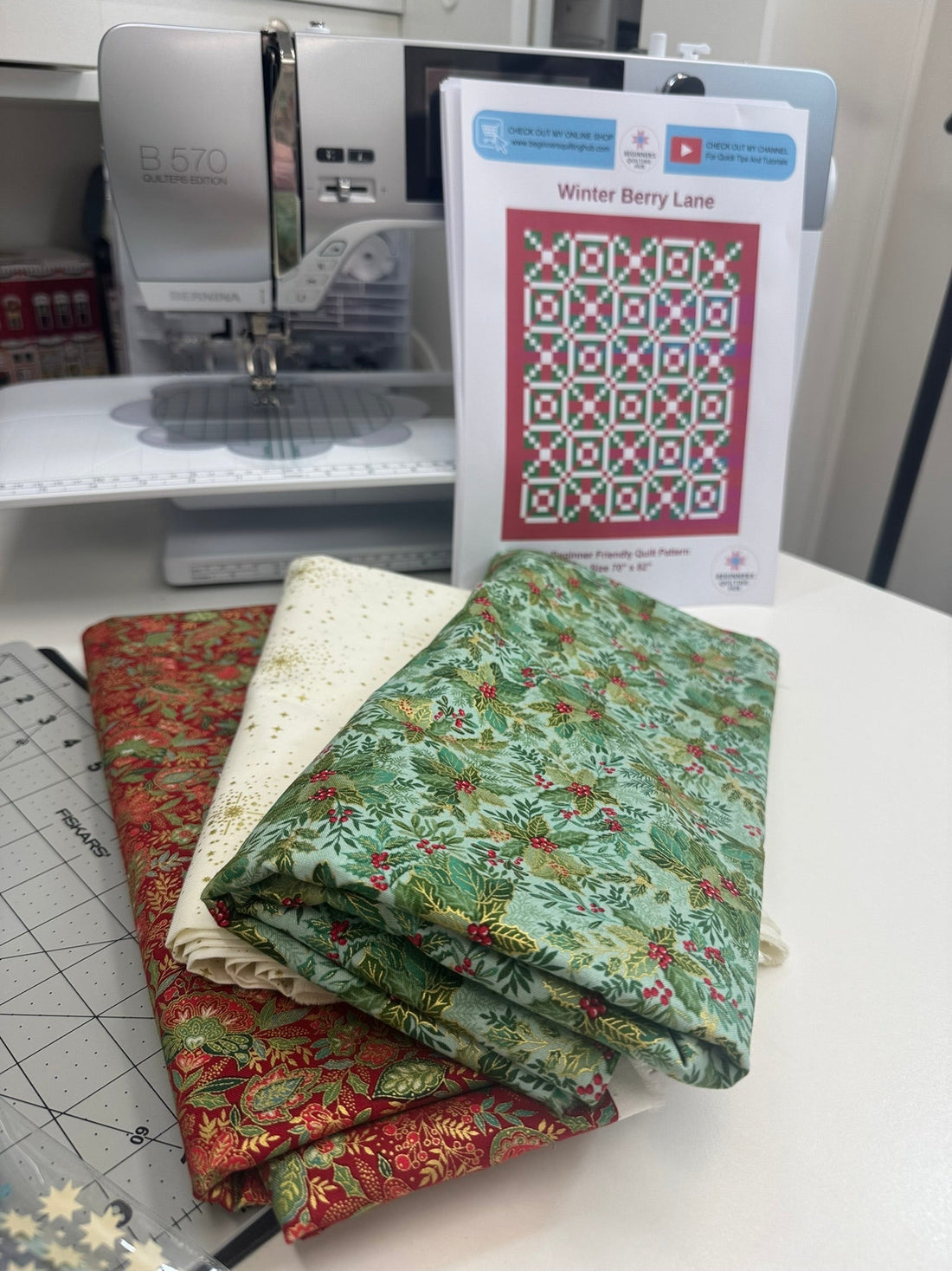 Winter Berry Lane Quilt Sew Along - Get Started
