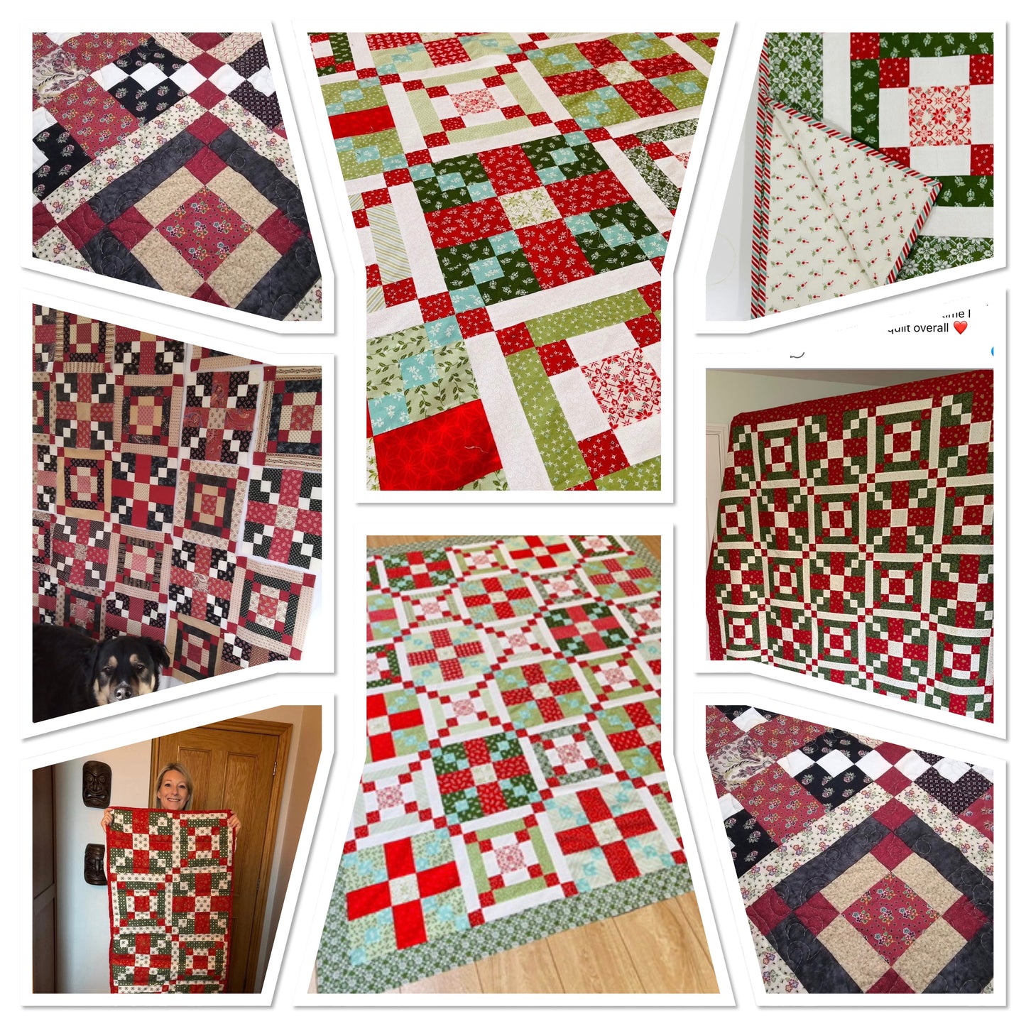 Winter Berry Lane Quilt Pattern - Digital Download Pattern