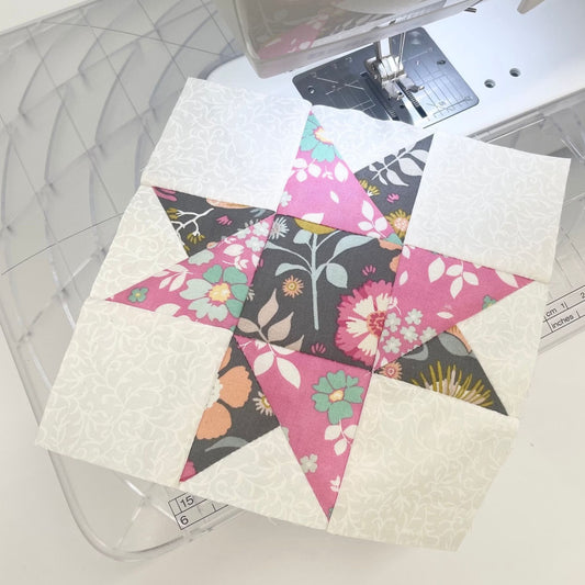 Star of Hope Quilt Block Pattern - 12" Size - DIGITAL PATTERN