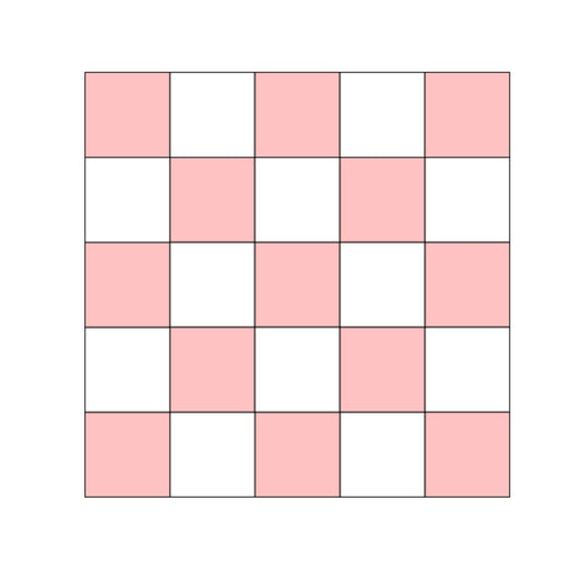 Checkerboard Quilt Block Pattern - 12" Size - DIGITAL PATTERN