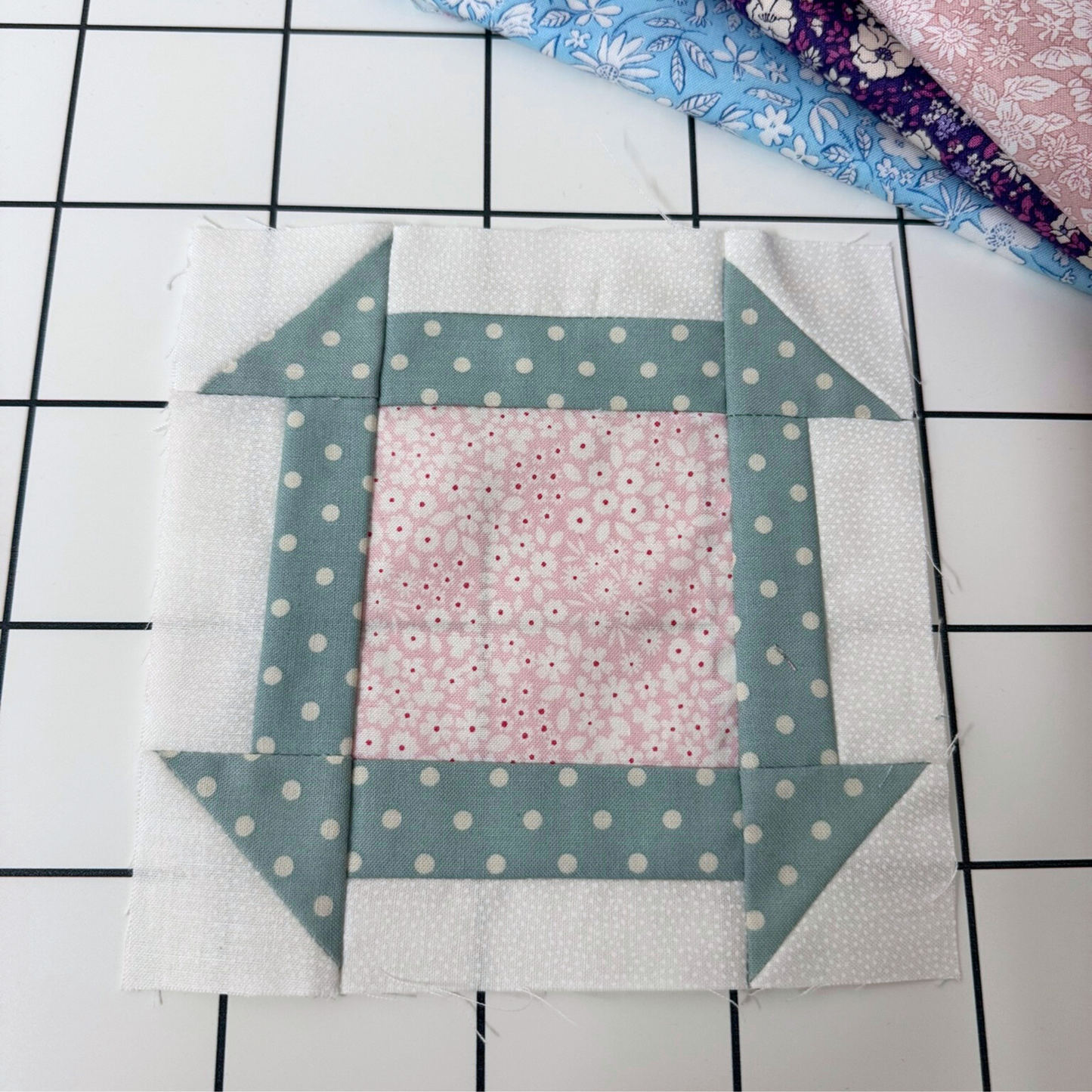 Churn Dash Quilt Block Pattern - 6" Size - DIGITAL PATTERN