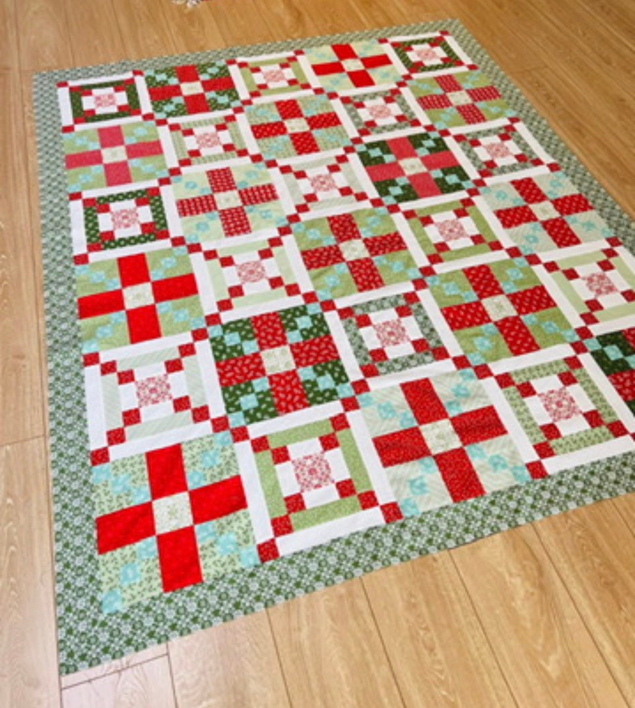 Winter Berry Lane Quilt Pattern - Digital Download Pattern