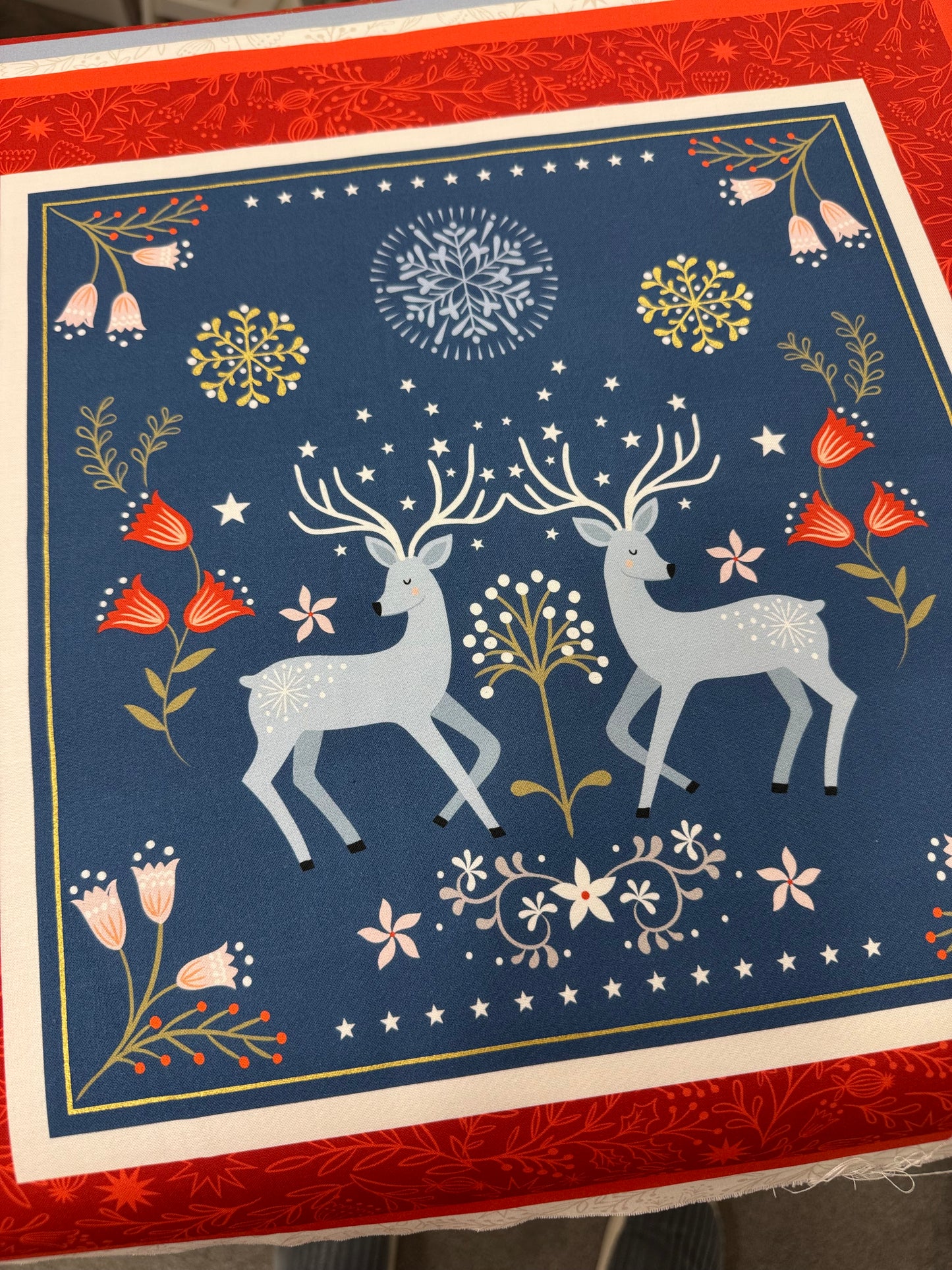 Lewis & Irene Peace and Joy Cushion Panel