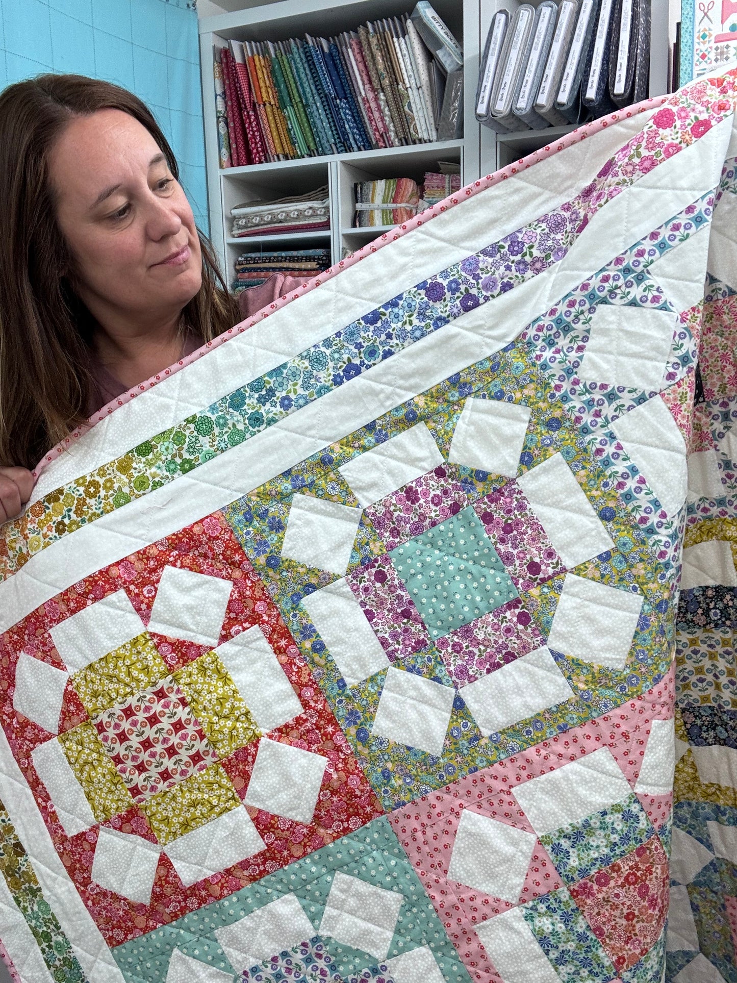In May's Garden Quilt Pattern - Digital Download Pattern