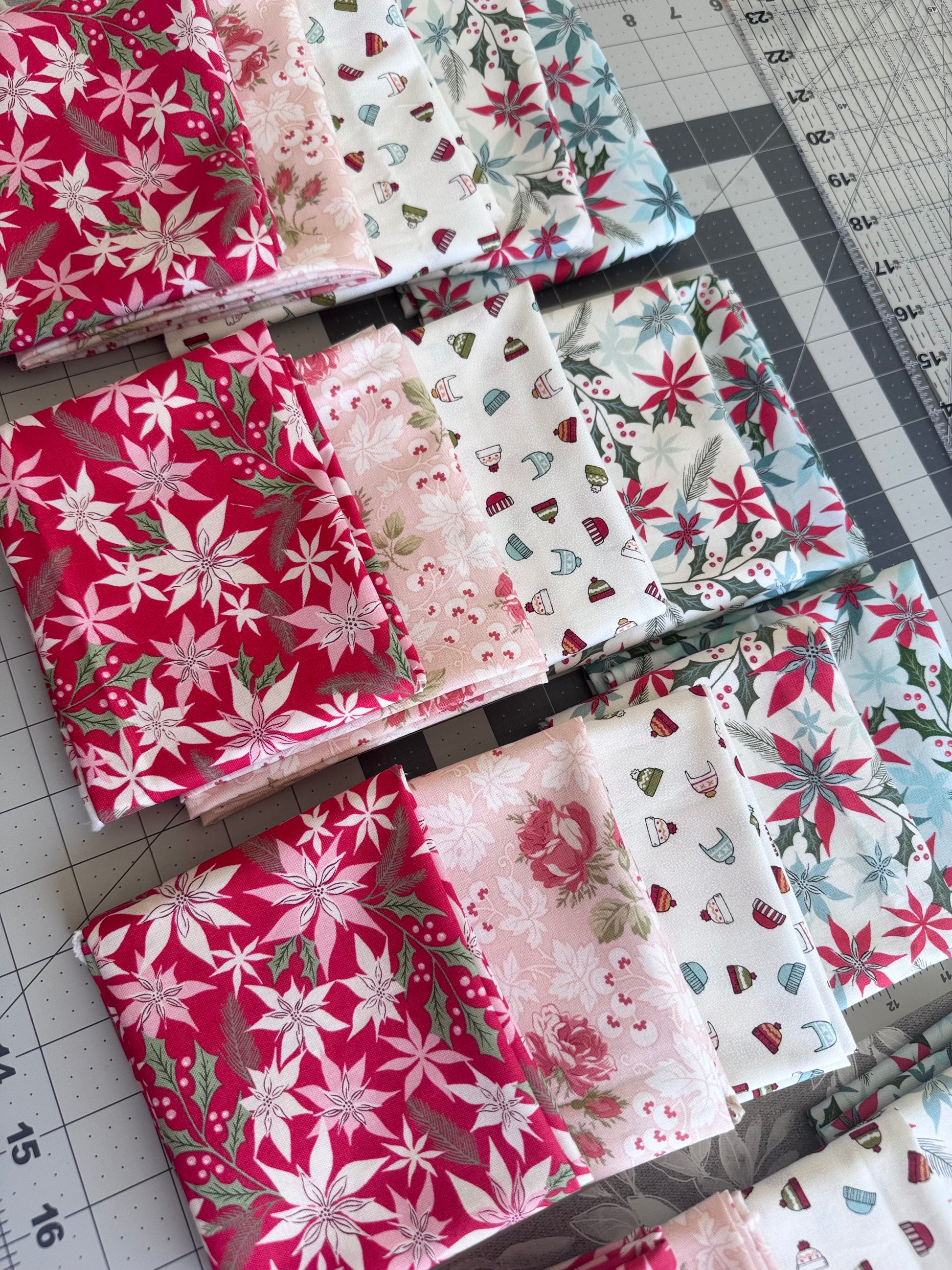 Moda fabric bundle of quilting fabric