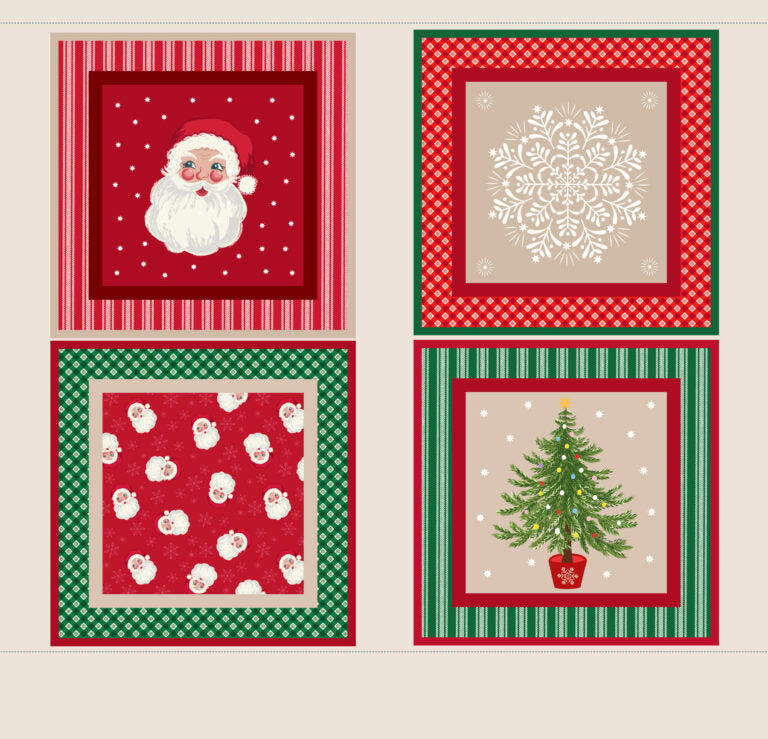 Lewis & Irene Oh Christmas Tree Cushion Panel