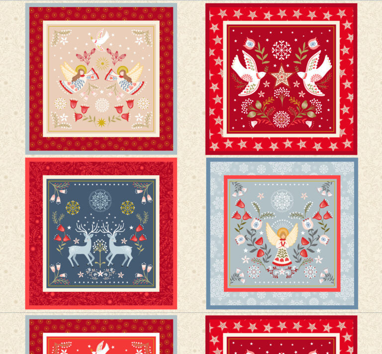 Lewis & Irene Peace and Joy Cushion Panel