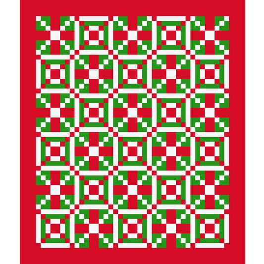 Winter Berry Lane Quilt Pattern - Digital Download Pattern